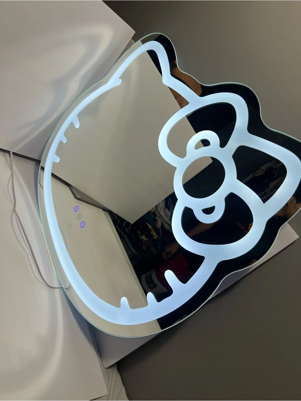 Hello Kitty Lighted Vanity Mirror - White LED Accent